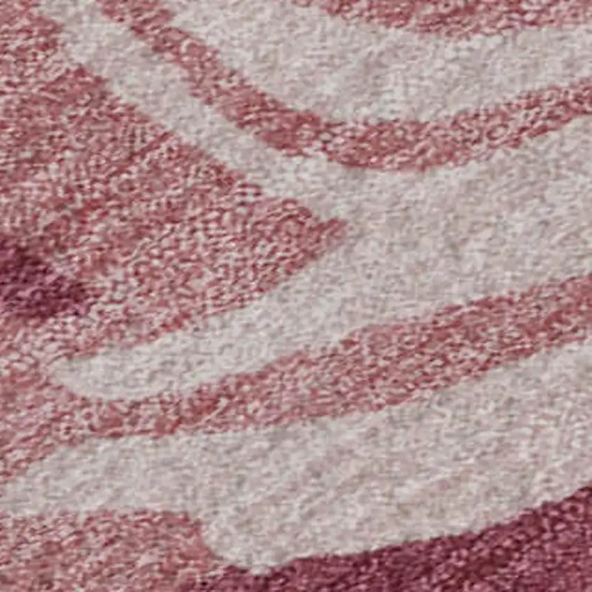 Blush Gray And Ivory Abstract Washable Area Rug With UV Protection Photo 7