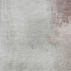 Photo of Blush Gray And Ivory Abstract Washable Area Rug With UV Protection