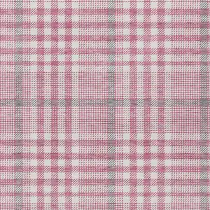 Photo of Blush Gray And Ivory Plaid Washable Indoor Outdoor Area Rug