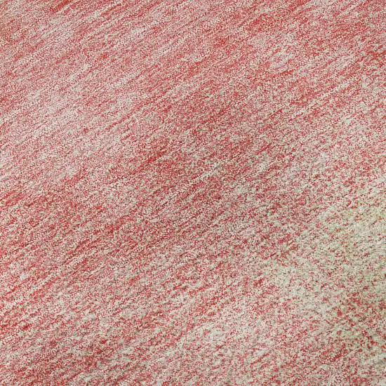 Blush Ivory And Copper Abstract Washable Area Rug With UV Protection Photo 1