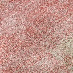 Photo of Blush Ivory And Copper Abstract Washable Area Rug With UV Protection