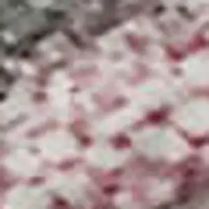 Photo of Blush Mauve And Gray Abstract Washable Area Rug With UV Protection