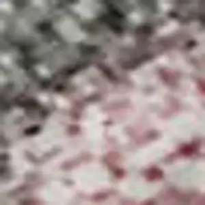 Photo of Blush Mauve And Gray Abstract Washable Area Rug With UV Protection