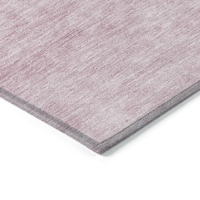 Blush Pink And Mauve Abstract Washable Indoor Outdoor Area Rug Photo 5