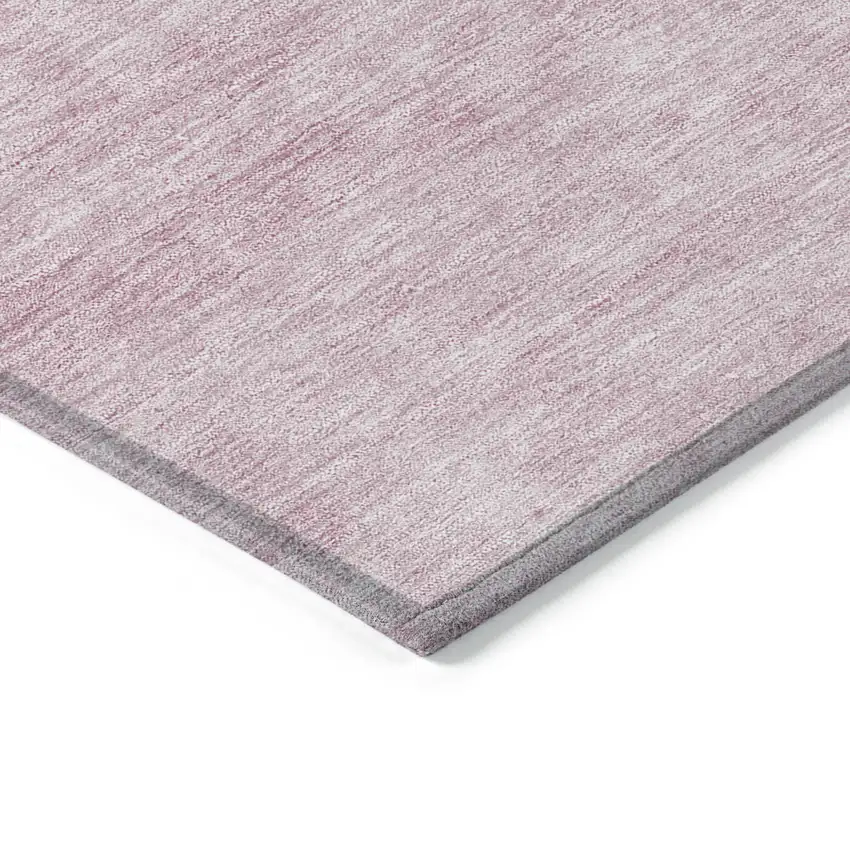 Blush Pink And Mauve Abstract Washable Indoor Outdoor Area Rug Photo 5