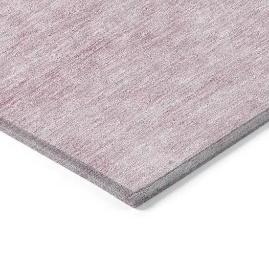 Blush Pink And Mauve Abstract Washable Indoor Outdoor Area Rug Photo 4