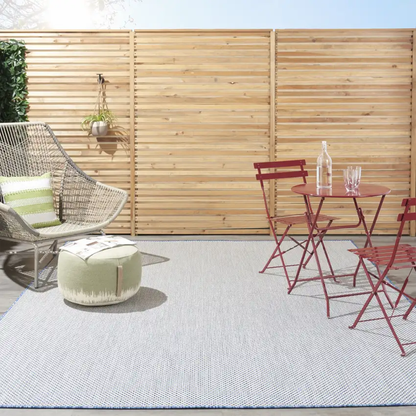 Bone Geometric Power Loom Area Rug Photo 7