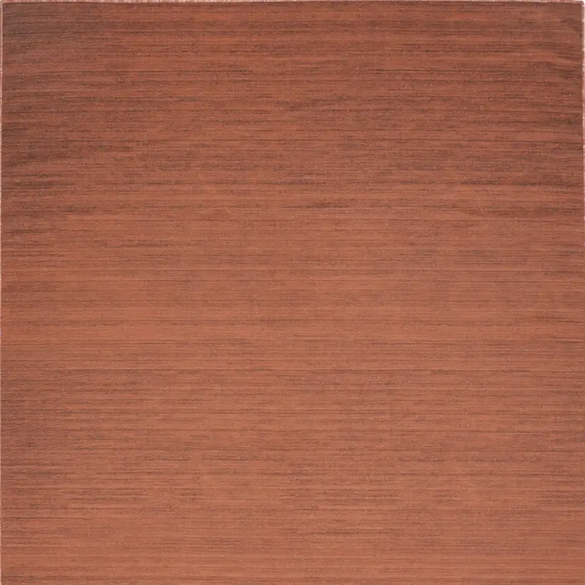 Brick Red Abstract Washable Area Rug Photo 5