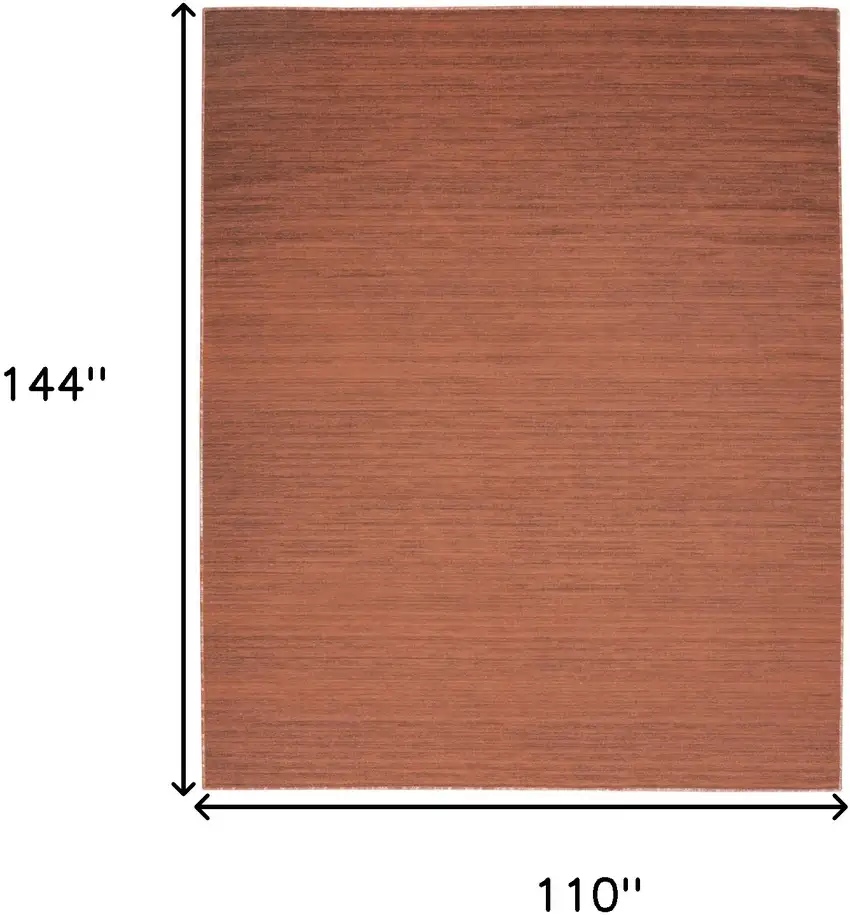 Brick Red Abstract Washable Area Rug Photo 3