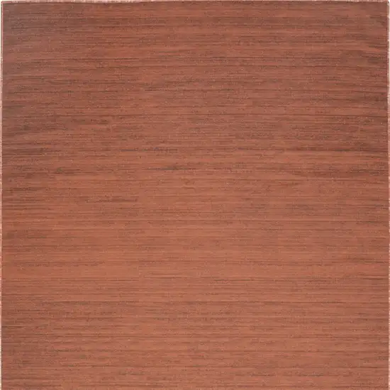 Brick Red Abstract Washable Area Rug Photo 6