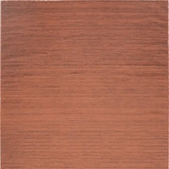Brick Red Abstract Washable Area Rug Photo 6