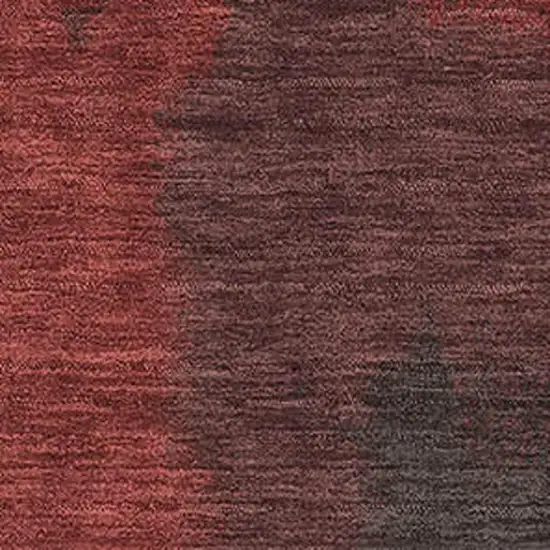 Brick Red Mauve And Beige Abstract Washable Area Rug With UV Protection Photo 3