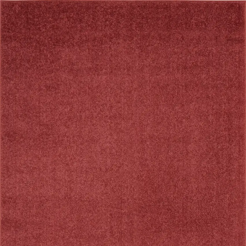 Brick Red Non Skid Indoor Outdoor Area Rug Photo 4
