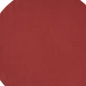 Photo of Brick Red Round Non Skid Indoor Outdoor Area Rug