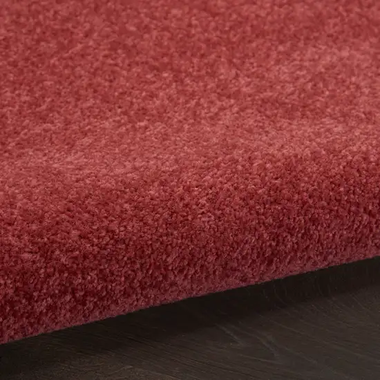 Brick Red Stain Resistant Indoor Outdoor Area Rug Photo 8