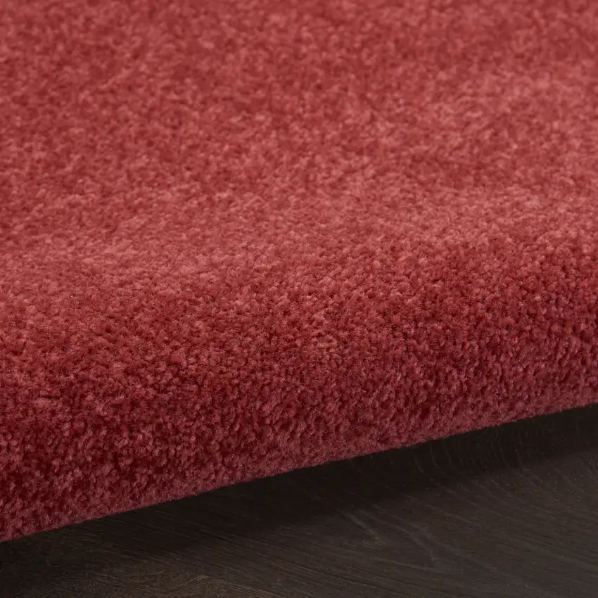 Brick Red Stain Resistant Indoor Outdoor Area Rug Photo 8