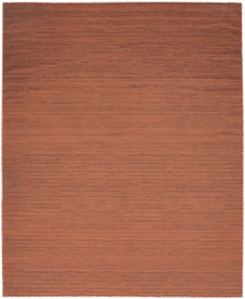 Brick Red Washable Area Rug Photo 2