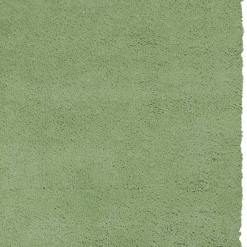 Green Shag Hand Woven Area Rug Photo 4