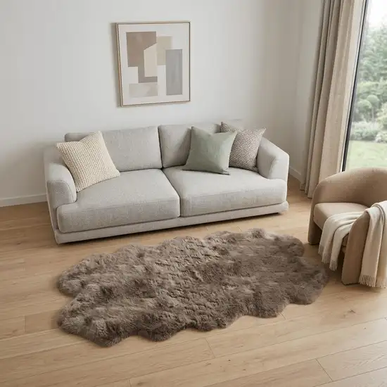 Brown And Black Cowhide Area Rug Photo 1