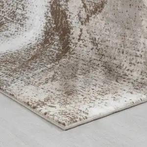 Photo of Brown Abstract Area Rug