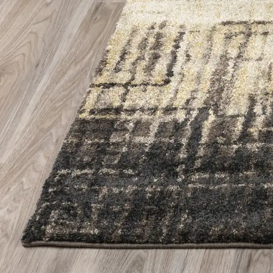 Brown Abstract Ombre Area Rug Photo 5