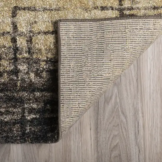 Brown Abstract Ombre Area Rug Photo 4
