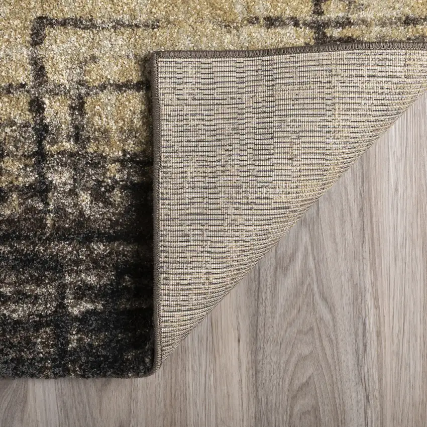 Brown Abstract Ombre Area Rug Photo 4