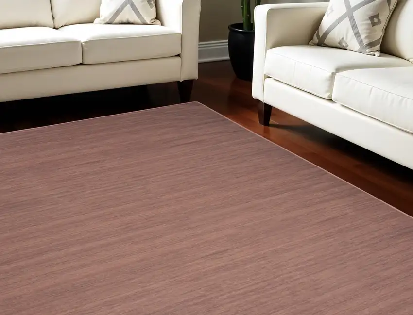 Brown Abstract Washable Area Rug Photo 1