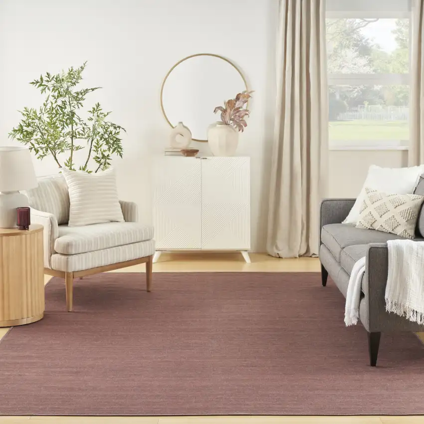 Brown Abstract Washable Area Rug Photo 5