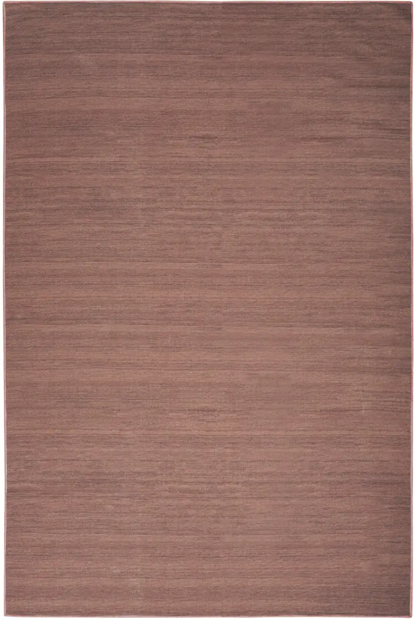 Brown Abstract Washable Area Rug Photo 2