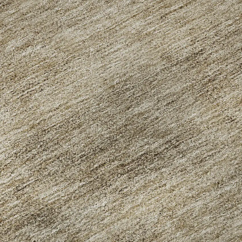 Brown And Beige Abstract Washable Area Rug With UV Protection Photo 9