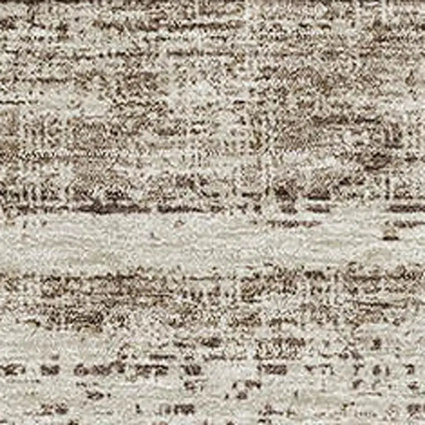 Brown And Beige Abstract Washable Area Rug With UV Protection Photo 4