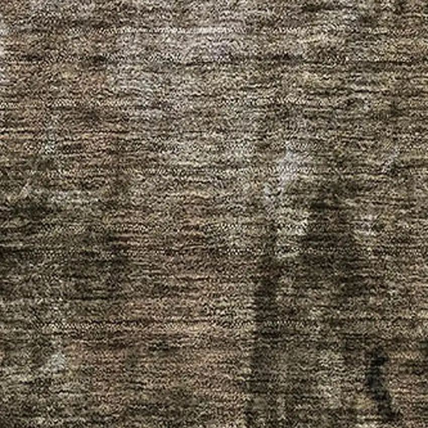 Brown And Beige Abstract Washable Area Rug With UV Protection Photo 2