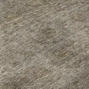 Photo of Brown And Beige Abstract Washable Area Rug With UV Protection