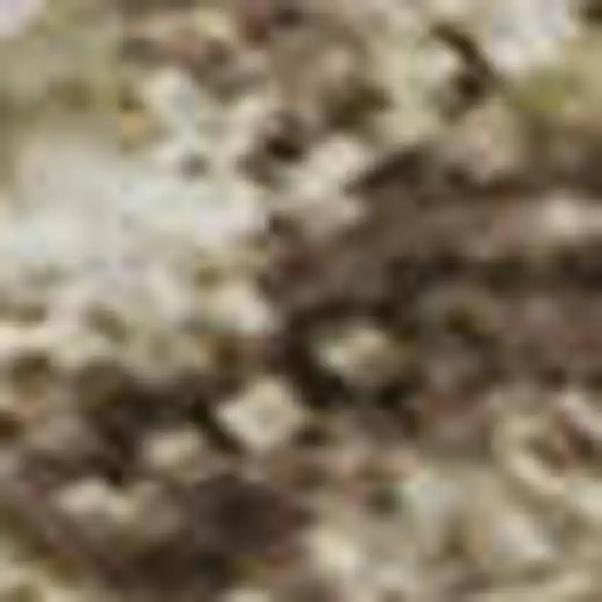 Brown And Beige Chevron Washable Area Rug With UV Protection Photo 4