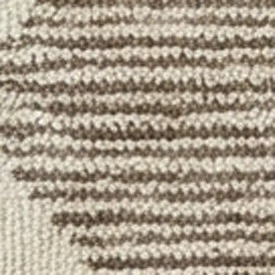 Brown And Beige Geometric Area Rug Photo 4