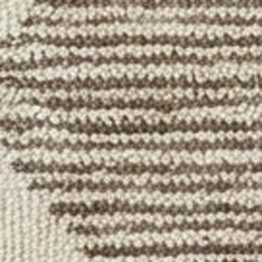 Brown And Beige Geometric Area Rug Photo 4