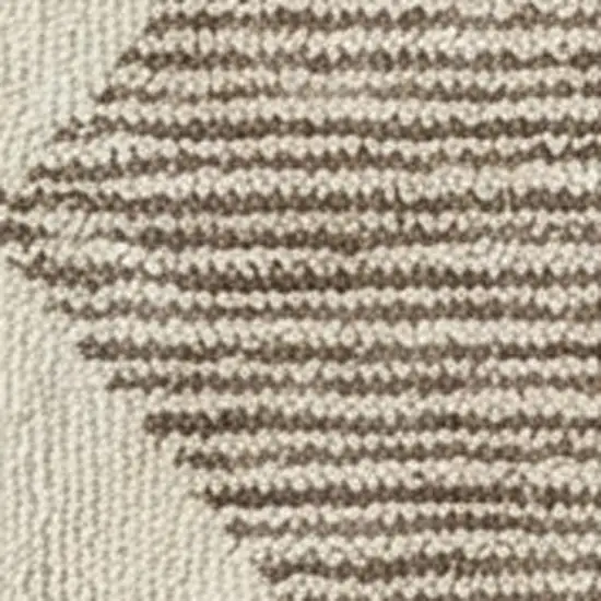 Brown And Beige Geometric Area Rug Photo 2