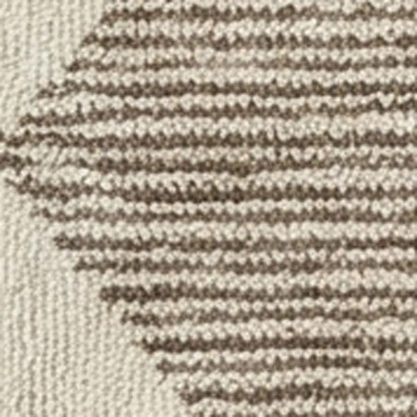 Brown And Beige Geometric Area Rug Photo 2