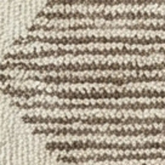 Brown And Beige Geometric Area Rug Photo 4