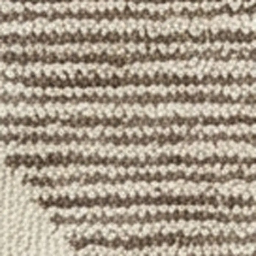Brown And Beige Geometric Area Rug Photo 3