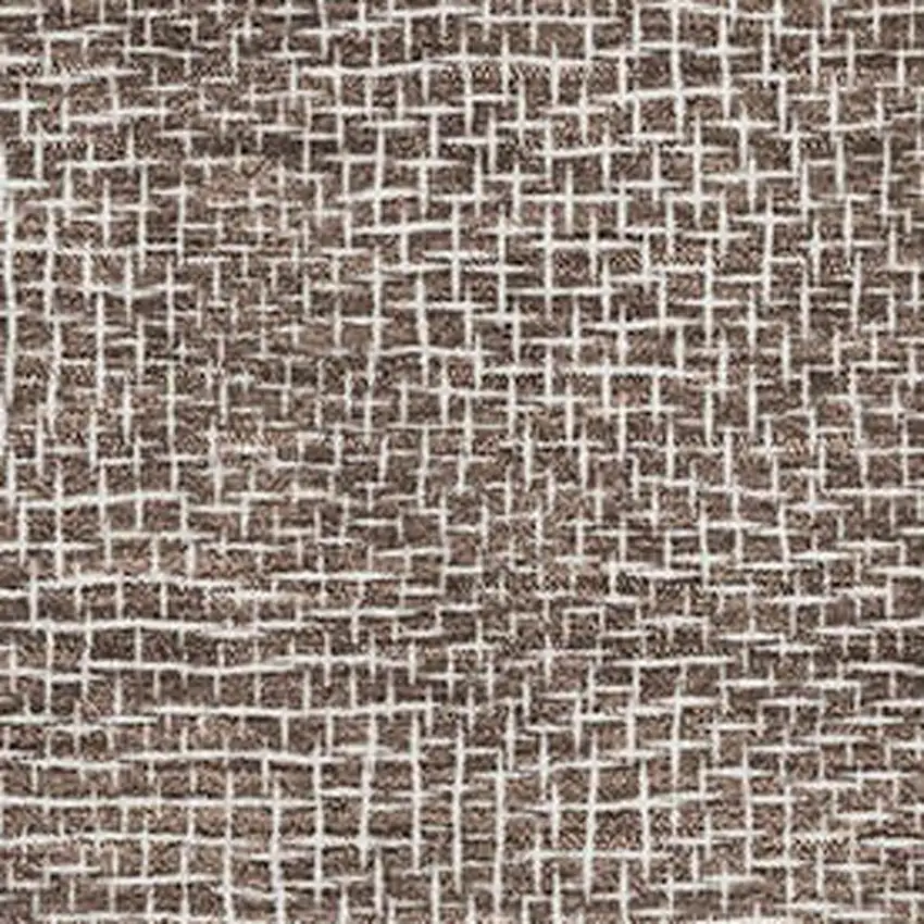 Brown And Beige Geometric Washable Area Rug With UV Protection Photo 3