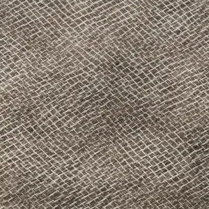 Photo of Brown And Beige Geometric Washable Area Rug With UV Protection