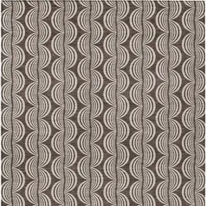 Photo of Brown And Beige Ogee Washable Indoor Outdoor Area Rug