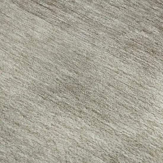 Brown And Beige Ombre Washable Area Rug With UV Protection Photo 2