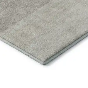 Photo of Brown And Beige Ombre Washable Area Rug With UV Protection