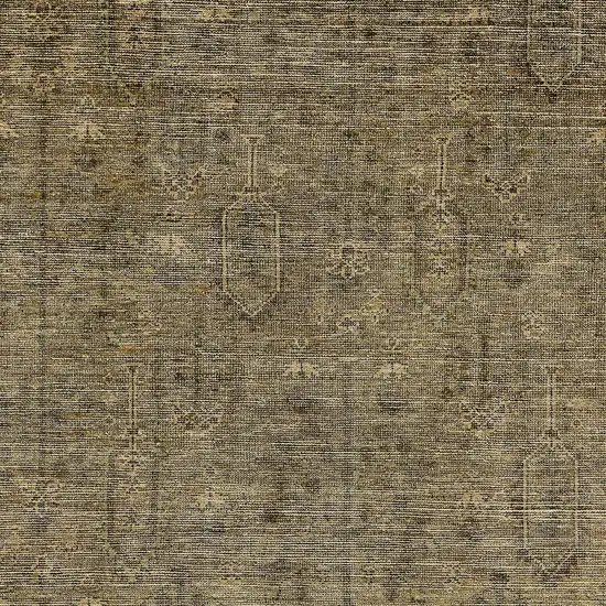 Brown And Beige Southwestern Washable Indoor Outdoor Area Rug Photo 6