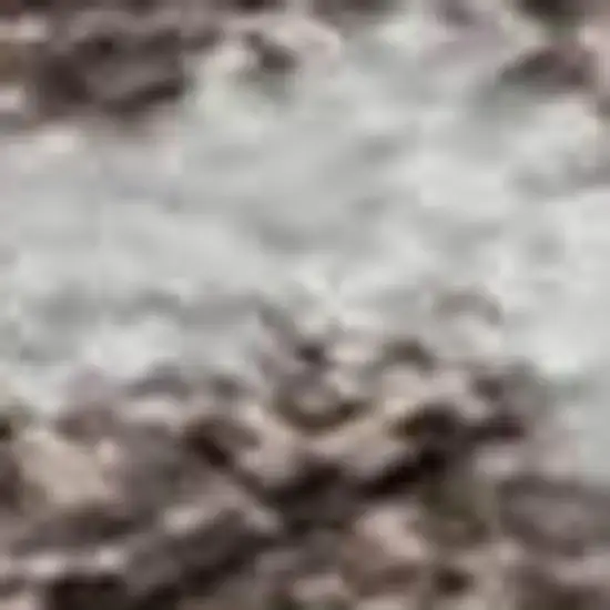 Brown And Beige Striped Washable Area Rug With UV Protection Photo 1