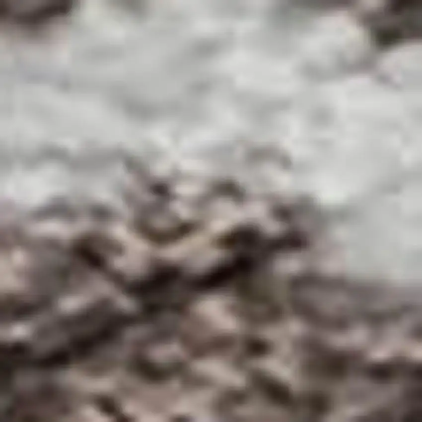 Brown And Beige Striped Washable Area Rug With UV Protection Photo 1