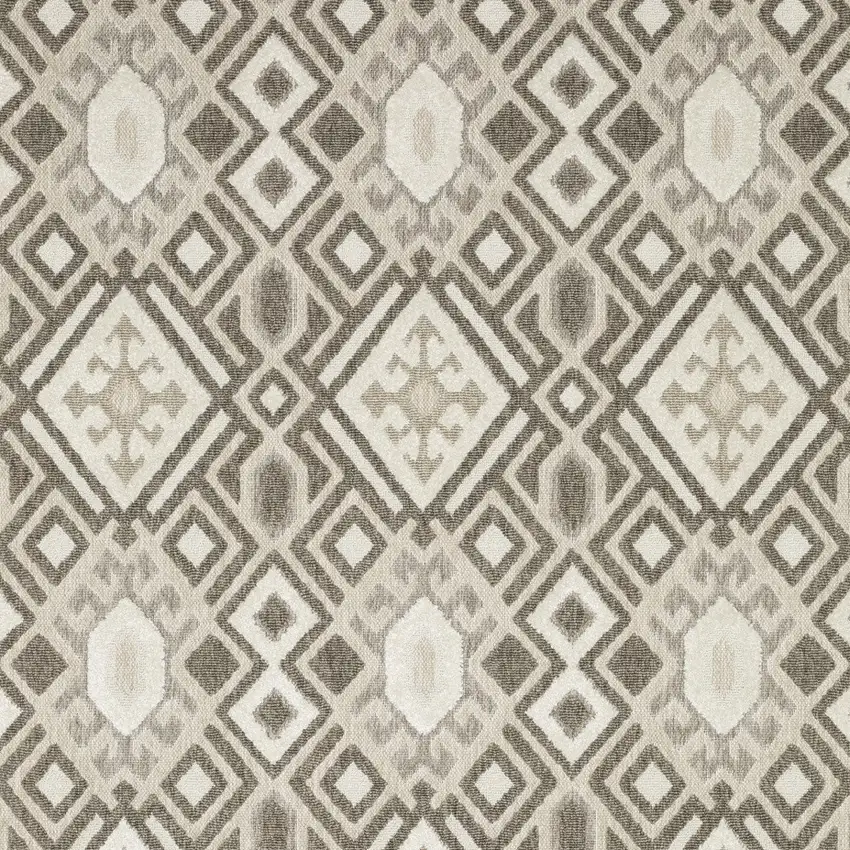 Brown And Beige Tribal Area Rug Photo 6